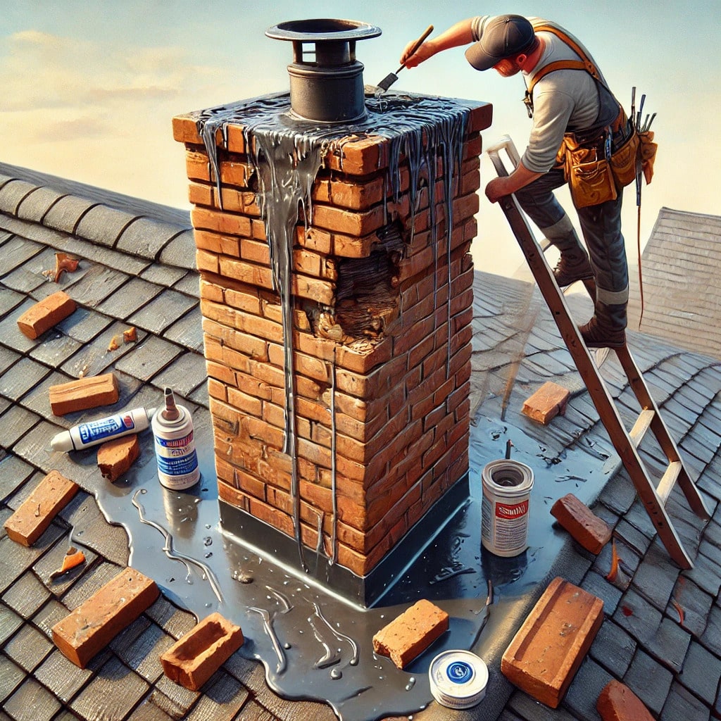 Professional Chimney Leak Repair Brighton MI - Expert Water Damage Prevention by Chimney Sweep Brighton Michigan